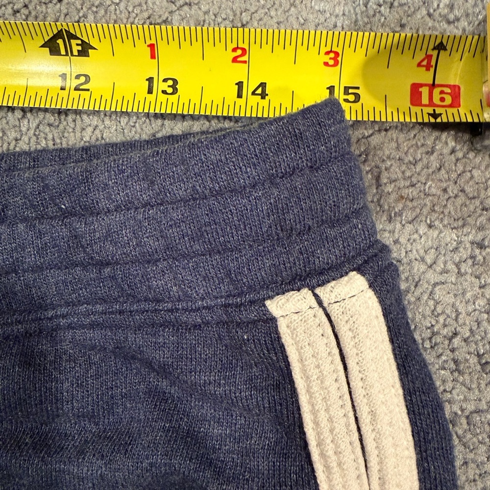 SO Girls Plus 16 Navy Dolphin Shorts‎ Cotton Blend Lounge Athletic Retro Style - Picture 3 of 4